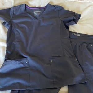 Purple label yoga scrub set